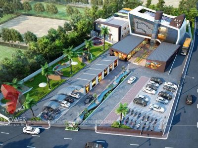 commercial- Puducherry-3d-Birds-eye-view-3d-model-architecture-architectural services
